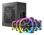 Antec GSK 850 V2 ATX3.1 850W PSU and Fusion 120 ARGB 120mm 5x Pack Fan