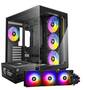 All Blk C5 ARGB Case With Thermalright Aqua Elite 360 and MSI A850GL PSU