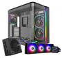 Montech King 95 Pro Black with Corsair 1000W PSU and Grand LCD AIO