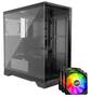 XPG INVADER X Black Mid-Tower ATX Case with 120mm ARGB Triple Pack Fan
