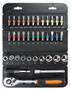 Sprotek STD---6216 37 Pcs 1/4 Dr.Socket Bit Set