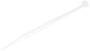 StarTech 10cm White Cable Ties 100 Pack, 2mm Wide, 8Kg Tensile Strength