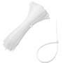OEM 2.5mm x 250mm Self-locking Cable Tie Set, White, 500 Pack