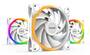 be quiet! Light Wings 120mm PWM High-Speed Fan, White, 3-Pack
