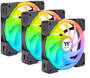 Thermaltake SWAFAN EX12 ARGB Magnetic PWM Cooling Fan, Black, 3-Pack