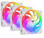 Thermaltake SWAFAN EX14 ARGB Magnetic PWM Cooling Fan, White, 3-Pack