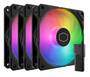 Cooler Master SickleFlow Edge 120 ARGB Fan, 3-Pack Kit