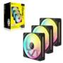 Corsair iCUE LINK LX120 RGB 120mm PWM Starter Kit Fan, Black