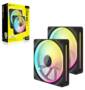 Corsair iCUE LINK LX140 RGB 140mm PWM Starter Kit Fan, Black