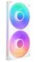 NZXT F280 RGB Core 280mm Single-Frame with 2x 140mm Fan, White