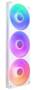 NZXT F360 RGB Core 360mm Single-Frame with 3x 120mm Fan, White
