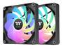 Thermaltake CT120 Reverse ARGB Sync Black 120mm Fan, 2-Fan Pack