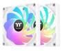 Thermaltake CT120 Reverse ARGB Sync White 120mm Fan, 2-Fan Pack