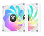 Thermaltake CT140 Reverse ARGB Sync White 140mm Fan, 2-Fan Pack
