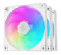 DeepCool FD14 ARGB WH-3 IN 1 140mm Fan, White, 3-Pack
