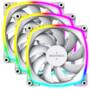 Montech AX120 PWM White 3 in 1 120mm Fan, 3-Pack
