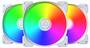 Montech HP140 ARGB PWM White 3 in 1 140mm Fan, 3-Pack