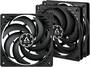 ARCTIC P12 Slim PWM PST Low-Profile 120mm Fan, Black, 3-Pack