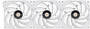 Thermaltake TOUGHFAN EX14 Pro Swappable Ed 140mm Fan, White, 3-Pack