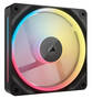 Corsair LX120-R RGB Black 120mm PWM Reverse Fan, Single Pack