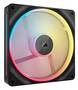Corsair LX140-R RGB Black 140mm PWM Reverse Fan, Single Pack