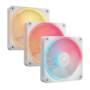 Corsair LX120-R RGB White 120mm PWM Reverse Fan, Triple Pack