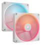 Corsair LX140-R RGB White 140mm PWM Reverse Fan, Dual Pack