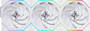 Lian Li UNI FAN TL 120mm Reverse Blade Wireless White Fan