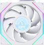 Lian Li UNI FAN TL120 LCD Wireless 120mm White Fan