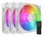 Cooler Master SickleFlow Edge 120 ARGB White 3-Pack Fan Kit
