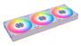 Lian Li UNI Fan CL Wireless 120mm White Fan, 3-Pack