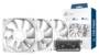 Montech E28 PWM 120mm White Fan, 3-Pack