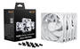 be quiet! PURE WINGS 3 120mm PWM Reverse Fan, White, Triple-Pack
