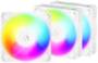 ARCTIC P12 Pro Reverse A-RGB 120mm White PWM Fan, 3-Pack
