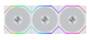 Lian Li UNI FAN TL Flex 2.4GHz Wireless 120mm White Fan, 3-Pack
