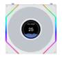 Lian Li UNI FAN TL LCD FLEX 2.4GHz ARGB Wireless 120mm White Fan