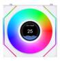 Lian Li UNI FAN SL-INF LCD FLEX 2.4GHz ARGB Wireless 120mm White Fan