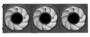 Lian Li UNI FAN SL-INF LCD FLEX 2.4GHz ARGB Wireless 120mm Reverse Fan, 3-Pack