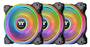 Thermaltake Riing Quad 12 RGB Radiator Fan, TT Premium Black Edition