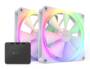 NZXT F140 RGB Fan, White, 2-pack