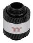 Thermaltake Pacific SF Male to Male 20mm Extender, Silver Black