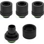 Corsair Hydro X Series XF Compression Fitting Black 10/13mm 4-Pack