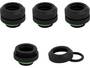 Corsair Hydro X Series XF Hardline Fitting Black 14mm OD 4 Pack