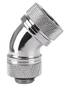Thermaltake Pacific G1/4 PETG Tube 45-Degree Compression 16mm OD Chrome