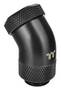 Thermaltake Pacific G1/4 PETG Tube 45-Degree compression 12mm OD - Black