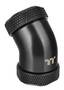 Thermaltake Pacific G1/4 PETG Tube 45-Degree dual compression 12mm OD - Black