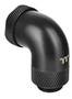 Thermaltake Pacific G1/4 PETG Tube 90-Degree compression 12mm OD - Black