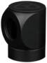 Thermal Grizzly DeltaMate FF 90 Degrees Matt Black Rotary Fitting with EPDM O-ring