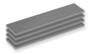 ARCTIC TP-4 Premium Performance Thermal Pad, Grey, 120x20mm, 1.5mm, 4-Pack