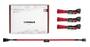 Noctua NA-SEC1 chromax.red 30cm 4Pin PWM Extension Cables (4 Pack)